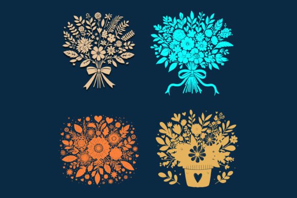 An Embroidery Designer's Review of the Flower Bouquet SVG Bundle