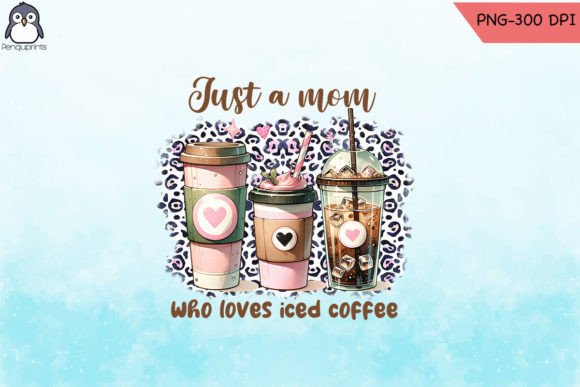 Coffee Mom Trendy Sublimation Design