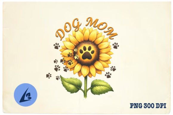 Dog Mom Sunflower Paw Design: A Designer's Review