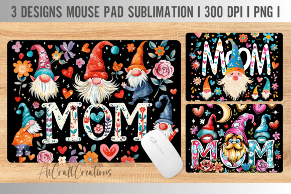Gnome Mom Mouse Pad